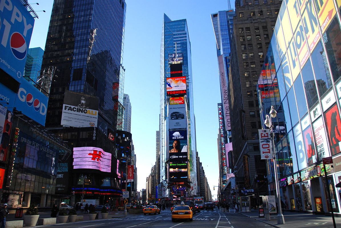 New York City Times Square 03A View South To 1 Times Square